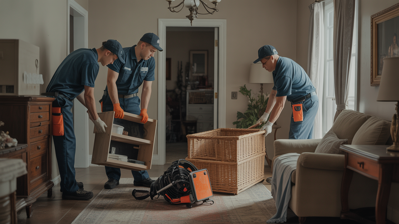 Professional estate cleanout team working respectfully in Minneapolis home