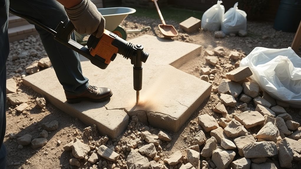 Breaking Up Is Hard To Do: Cost-Effective Solutions for Concrete Removal After Home Renovations