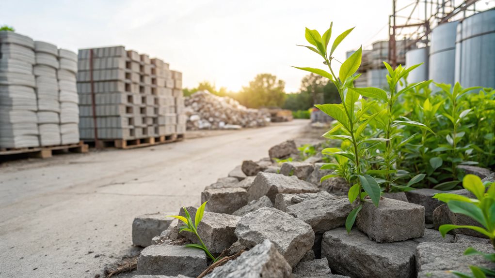 recycling concrete reduces environmental impact